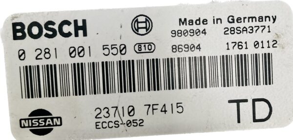 ecu_uce_centralita_motor_0281001550237107f415_nissan_nissan_nissan