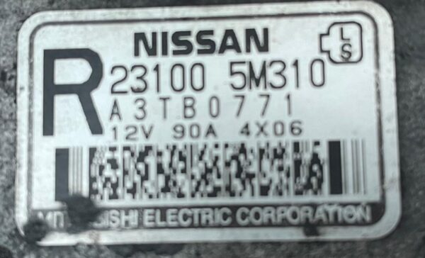 alternador_23100_5m310231005m310_nissan_xtrail_2_0_dci_150_xe