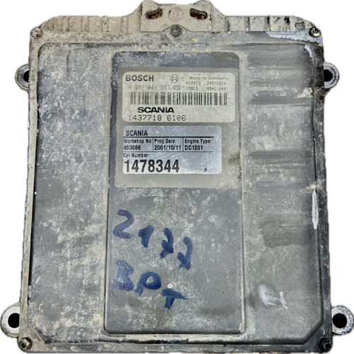 ECU UCE CENTRALITA MOTOR SCANIA SCANIA 4 – SERIES 124 L/420 1997- 420CV 11700CC 1004883 - 1478344 0281001957