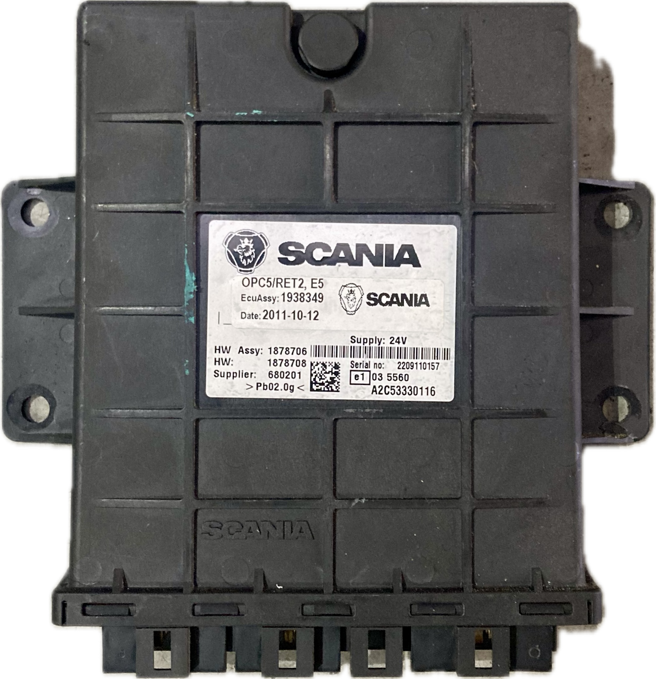 ECU UCE CENTRALITA SCANIA SCANIA P G R T – SERIES R 500 2009- 500CV 15600CC 1017972 - 1938349