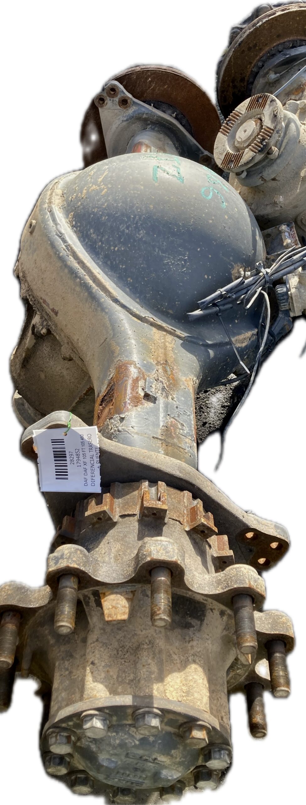 DIFERENCIAL TRASERO + PUENTE DAF DAF XF 105 FT 105.460 2005- 462CV 12900CC 1008387 - 1794852