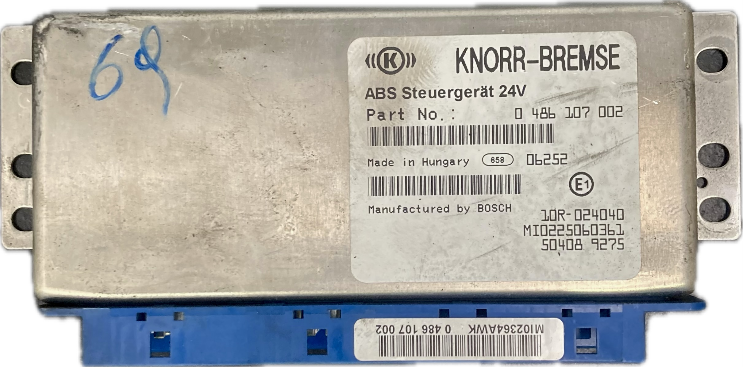 ECU UCE CENTRALITA IVECO IVECO EUROCARGO 150 E 25 K TECTOR 2006- 252CV 5880CC 1010446 - 504089275 0486107002