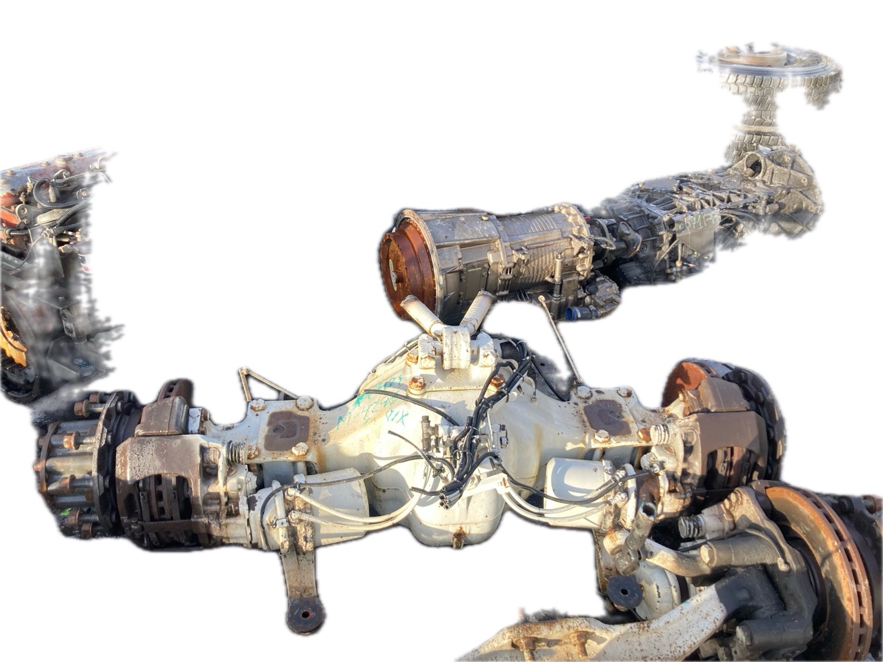 DIFERENCIAL TRASERO + PUENTE MERCEDES-BENZ ACTROS 1835 S 1835 LS -1000786 - 748590 HL 8/1 DCS-13