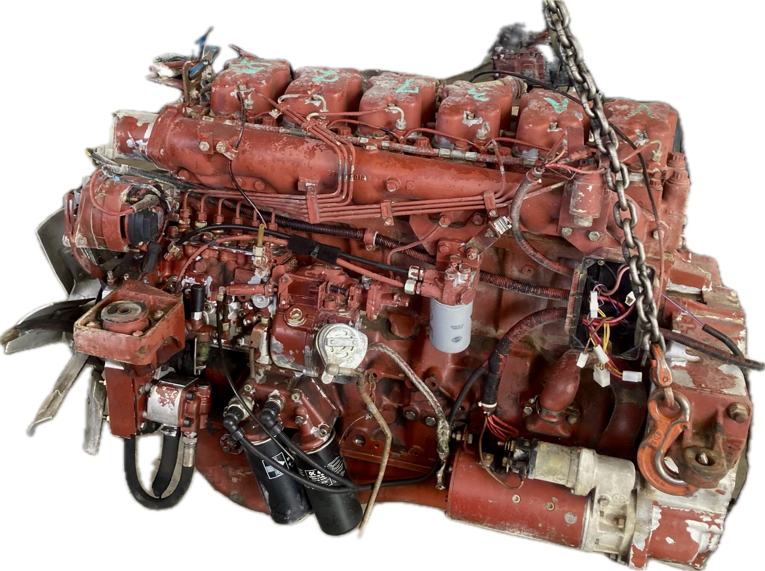 MOTOR COMPLETO RENAULT TRUCKS RENAULT TRUCKS G G 230TI.19 1990-1991 226CV 6180CC 1014556 - MIDR0620