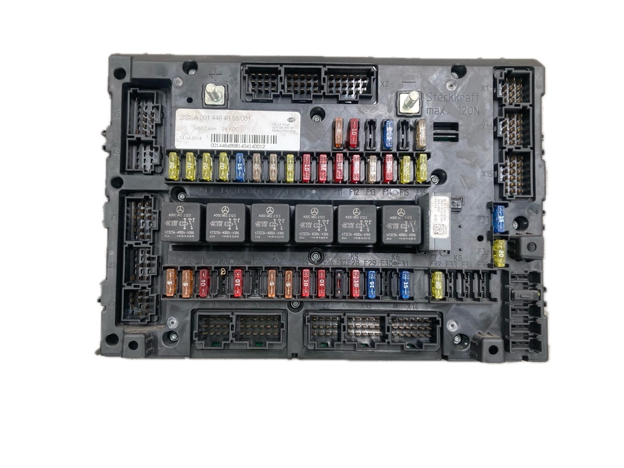 CAJA DE FUSIBLES MERCEDES-BENZ ACTROS MP4 1843 L 2011 - 0014464958
