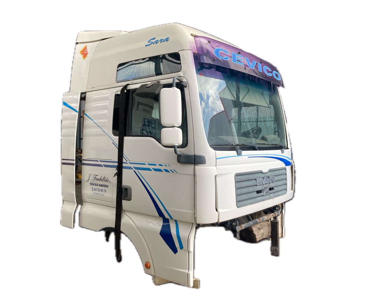 CARROCERIA MAN MAN TGA 18.480 FAC FARC 2006- 480CV 12412CC 1011171 - 81600007852 81600007925