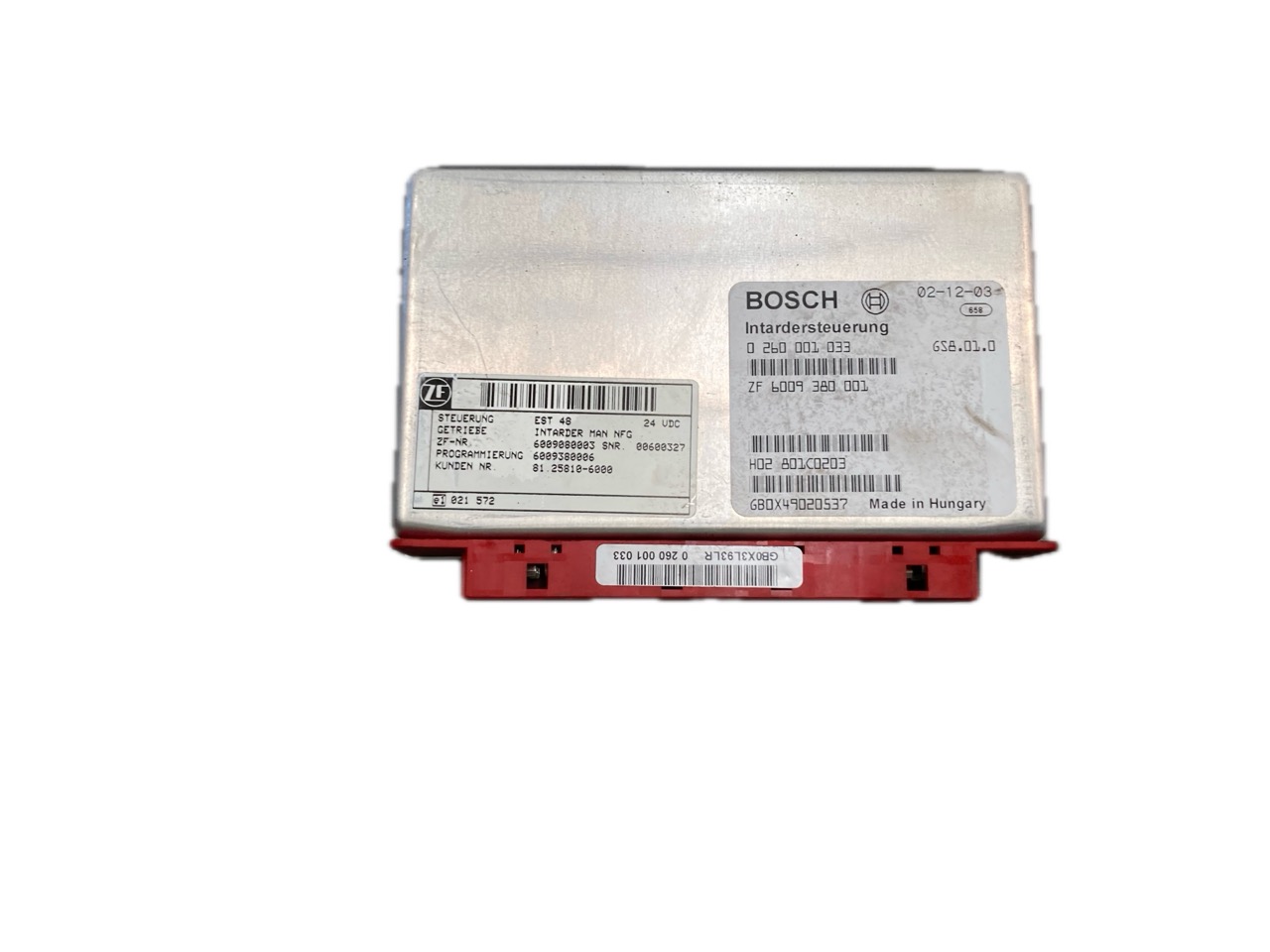 ECU UCE CENTRALITA MAN TGA - 81258106000 0260001033