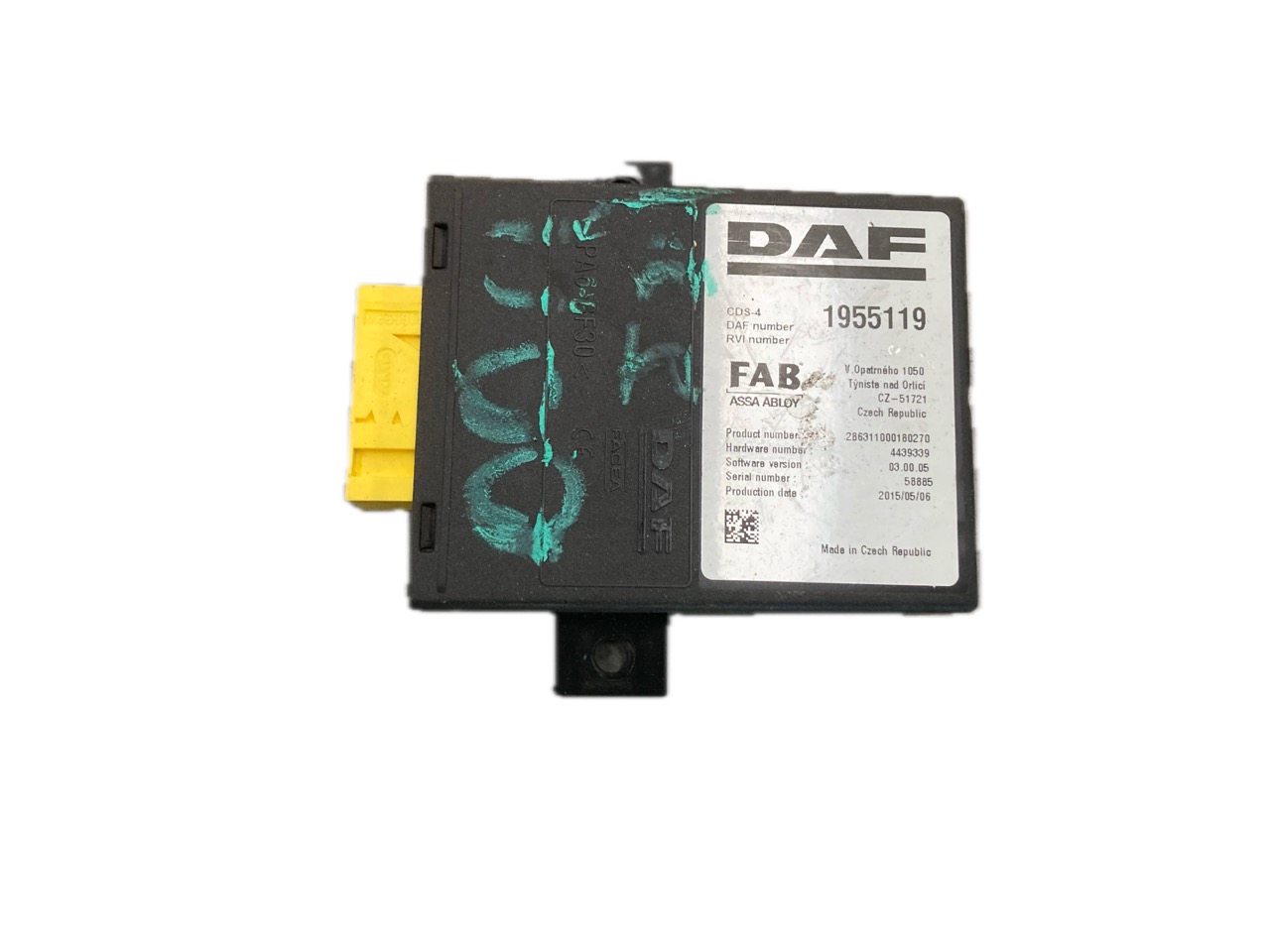 ECU UCE CENTRALITA DAF CF - 1955119