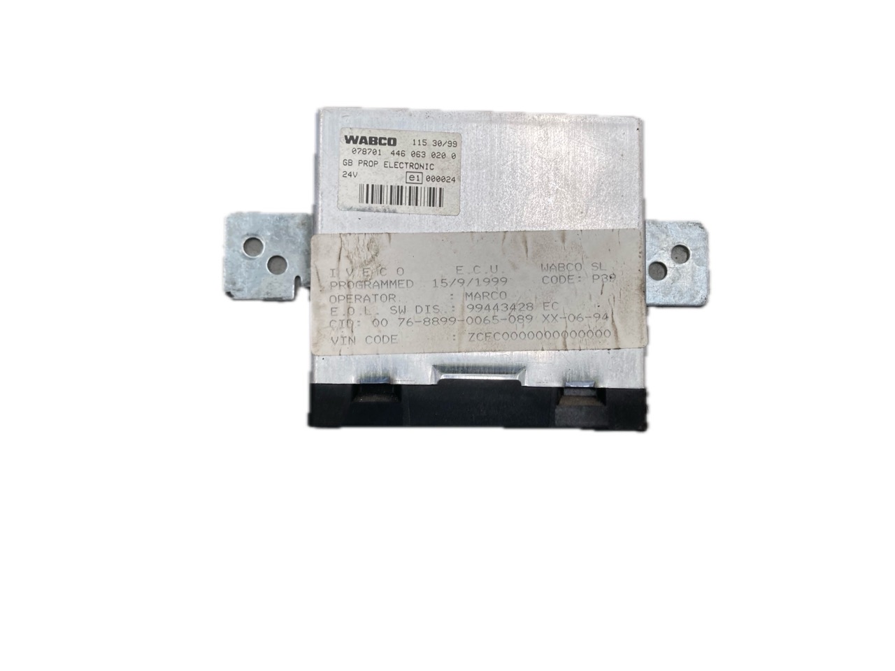 ECU UCE CENTRALITA IVECO IVECO EUROCARGO 170 E 27 180 E 27 1994- 267CV 7685CC 1002406 - 4460630200 99443428
